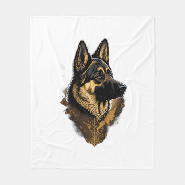 Der deutsche Hirte 2004 Fleecedecke (Vorderseite)