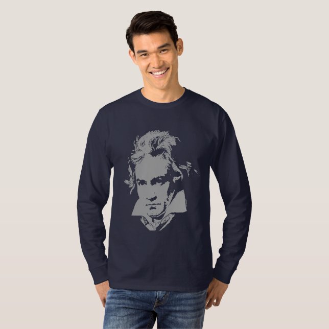 Der deutsche Komponist, Pianist Beethoven T-Shirt (Vorne ganz)