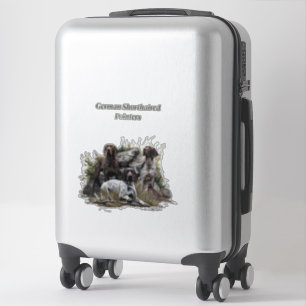 Der deutsche Kurzhaar oder Deutsch Kurzhaar Aufkleber