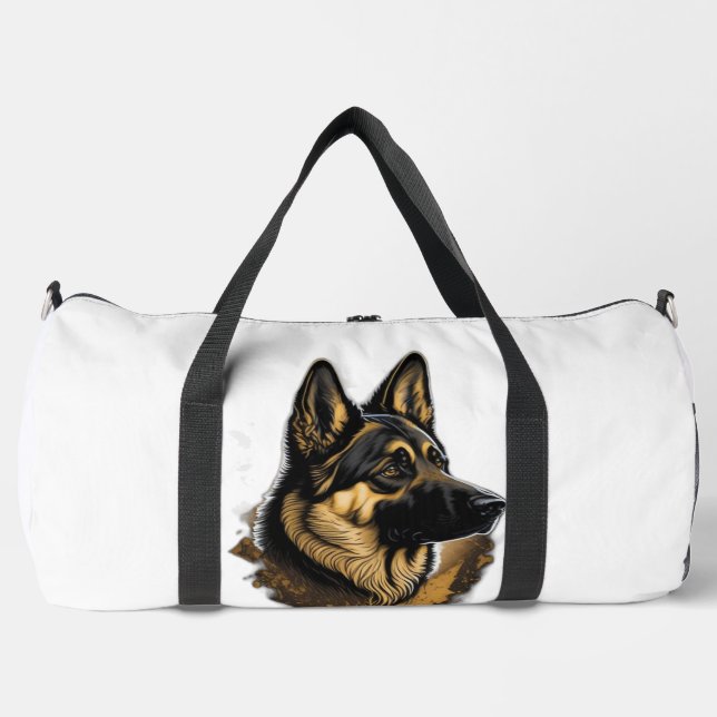 Der Deutsche Schäferhund 004  Duffle Bag (Vorderseite)