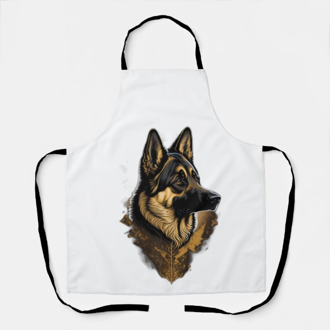 Der Deutsche Schäferhund 004  Schürze (Vorderseite)