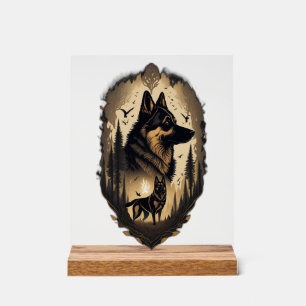 Der Deutsche Schäferhund 005 Acrylschild