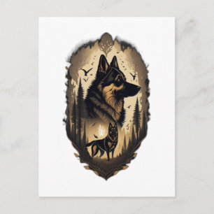 Der Deutsche Schäferhund 005 Postkarte