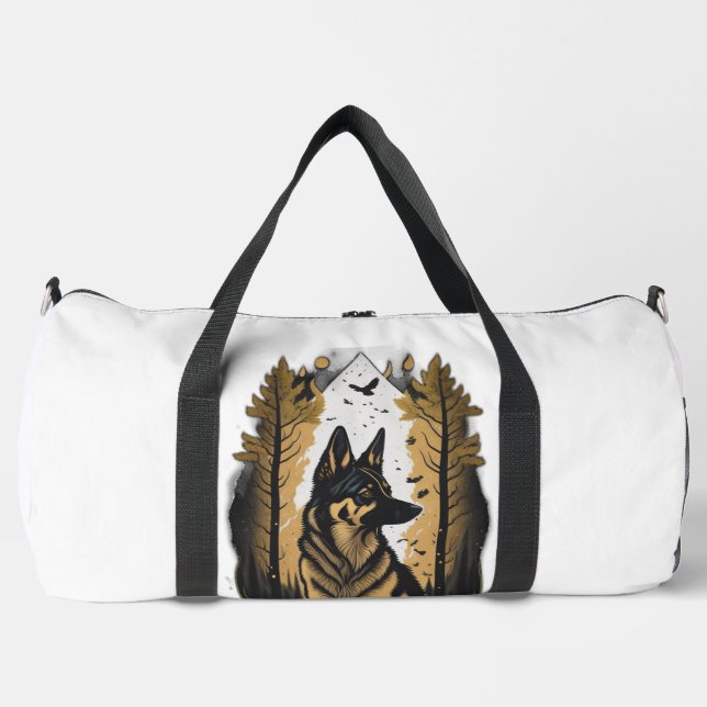 Der Deutsche Schäferhund 009  Duffle Bag (Vorderseite)