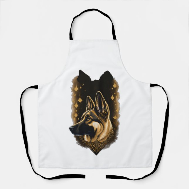 Der Deutsche Schäferhund 011  Schürze (Vorderseite)