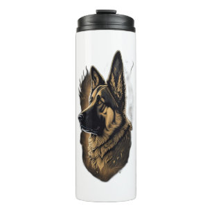 Der deutsche Schäferhund Thermosbecher