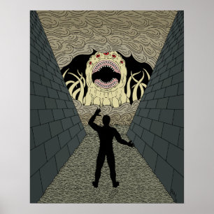 Der Devourer kommt seltsame Horror-Kunst Poster