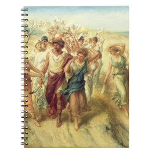 Der Dichter Anacreon (570-485 BC) mit seinen Notizblock