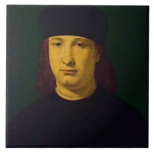 Der Dichter Casio, c.1495-1500 (Öl auf Platte) Fliese