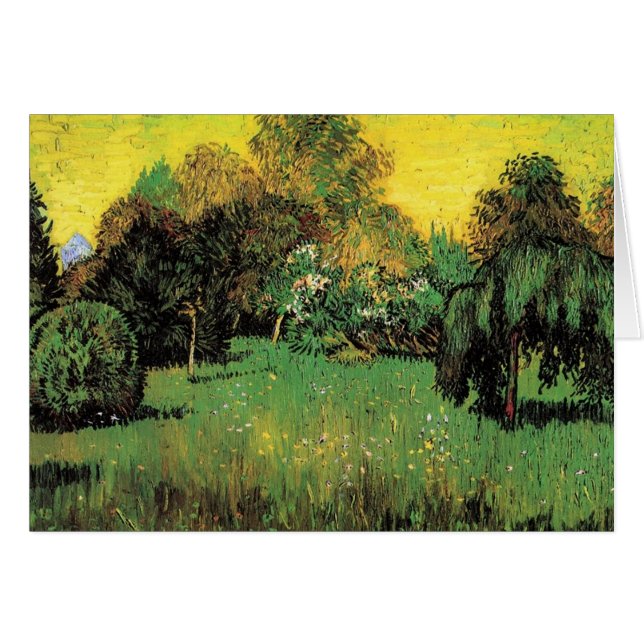 Der Dichtergarten von Vincent van Gogh. (Vorderseite (Horizontal))