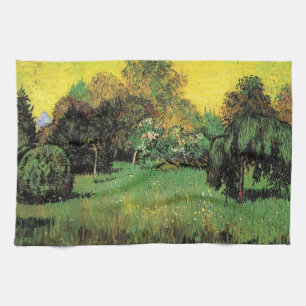 Der Dichtergarten von Vincent van Gogh. Geschirrtuch
