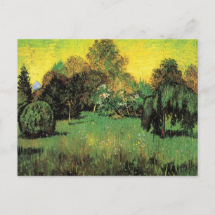 Der Dichtergarten von Vincent van Gogh Postkarte