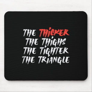 Der dicker Oberschenkel härteres Dreieck Bjj Jiu J Mousepad
