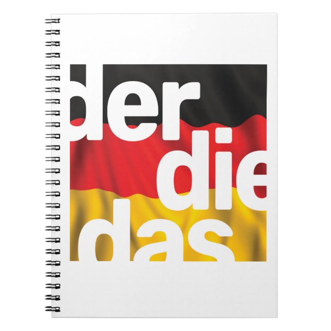 Der Die Das Foto-Notebook Notizblock (Vorderseite)