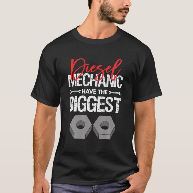 Der Dieselmotor von Mens hat den größten Dieselkra T-Shirt (Vorderseite)
