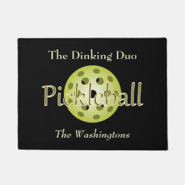 Der Dinking Duo Couple Pickleball Ball Fußmatte