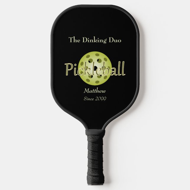 Der Dinking Duo Couple Pickleball Ball Schläger (Vorderseite)