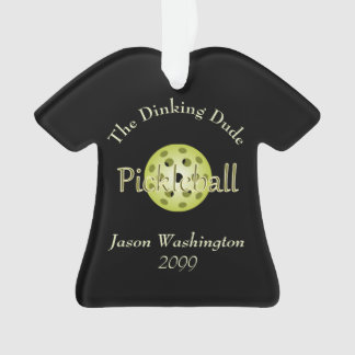 Der Dinking Typ Typ Pickleball Ball Ornament
