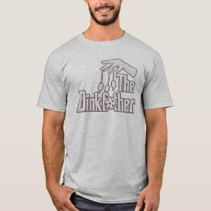 Der Dinkvater Pickleball Pate Parodie Spieler  T-Shirt