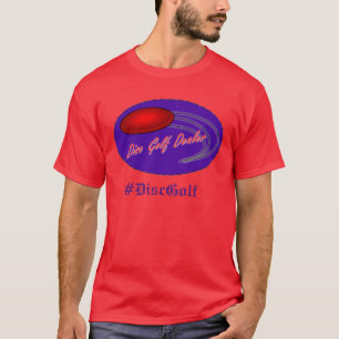 Der Disc-Golf-Händlerlogo #DiscGolf T - Shirt