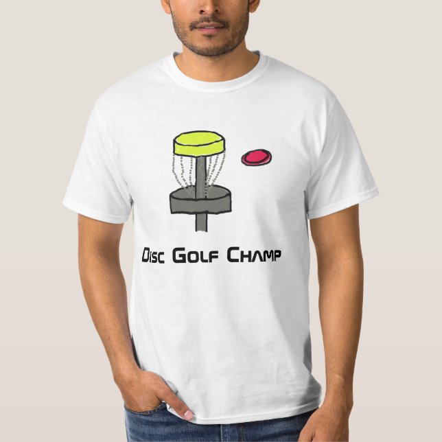 Der Discgolf-Champions-T - Shirt (Vorderseite)
