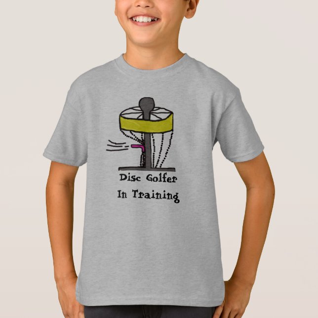 Der Disk Golfer für das Shirt von Kindern (Vorderseite)