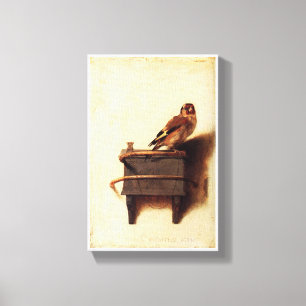 Der Distelfink von Carel Fabritius Leinwanddruck