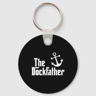 Der Dockfather Lustiges Boot Anglerboot Vater Capt Schlüsselanhänger