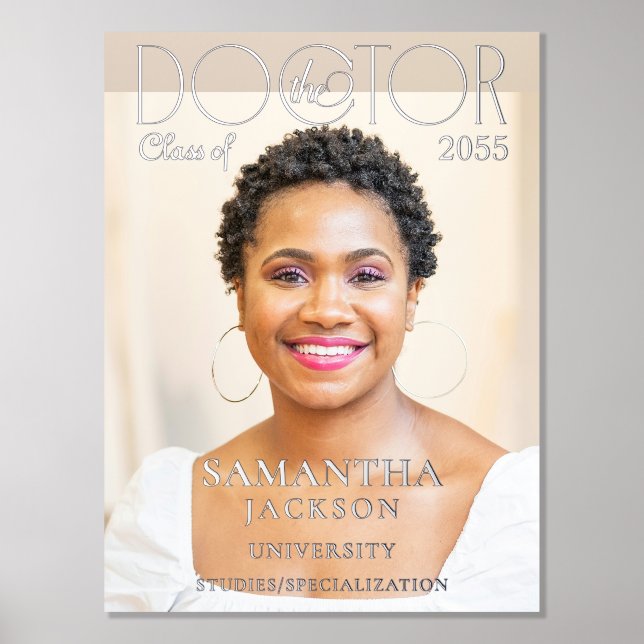 Der Doctor Chic Foto Magazine Doctoral Abschluss Foliendrucke (Vorderseite)