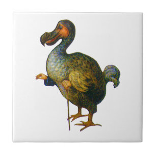 Der Dodo-Vogel aus Alice im Wunderland Fliese