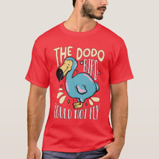Der Dodo-Vogel konnte keine fliegenfreie Ornitholo T-Shirt