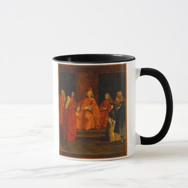 Der Doge Grimani auf seinem Thron Tasse (Rechts)
