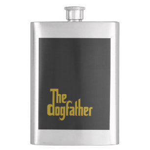 Der Dogfather - Hunde-Vater Vatertagsgeschenk Flachmann