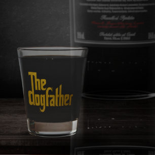 Der Dogfather - Hunde-Vater Vatertagsgeschenk Schnapsglas