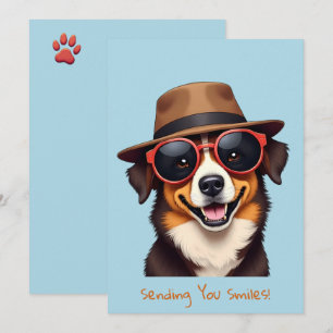 Der Dogvater Feiertagskarte