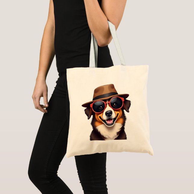 Der Dogvater Tragetasche (Vorderseite (Produkt))