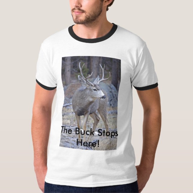 Der Dollar stoppt hier! T-Shirt (Vorderseite)
