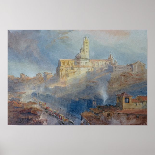 Der Dom, Siena, 1902 Poster (Vorne)