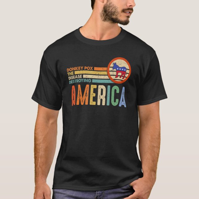 Der Donkey pox die Krankheit, die die amerikanisch T-Shirt (Vorderseite)