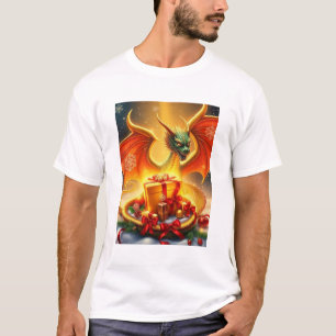 **Der Drache der Weihnachtsmagie** T-Shirt