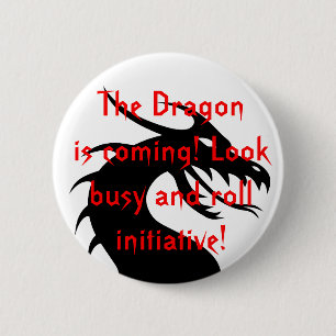 Der Drache kommt! Button