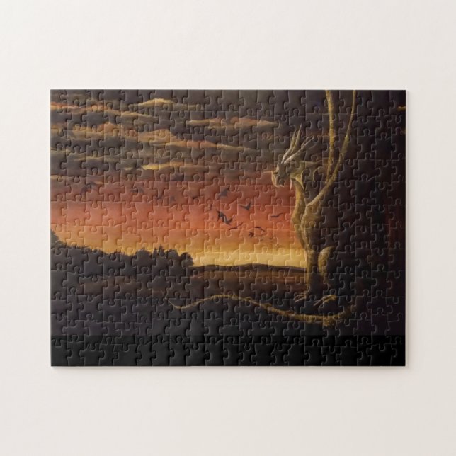"Der Drache" Puzzlespiel-durch Bethany Boyd. (Horizontal)
