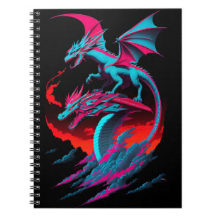 Der Drachen-Surf-Reiter Notizblock