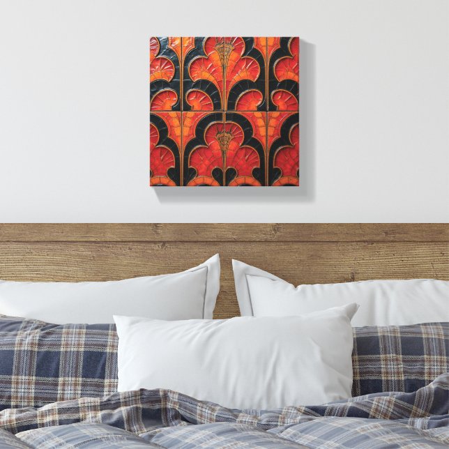 Der Drachenherd Leinwanddruck (Insitu (Schlafzimmer))