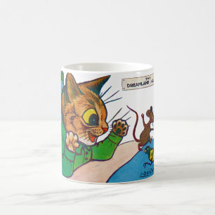 Der Dreamland-Maskottchen, Louis Wain Kaffeetasse