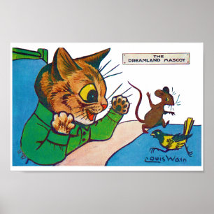 Der Dreamland-Maskottchen, Louis Wain Poster