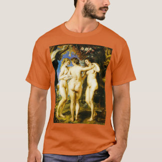 der drei Graustufen Körper groß T-Shirt