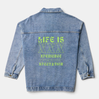Der dreifache Weg des Lebens Jeansjacke