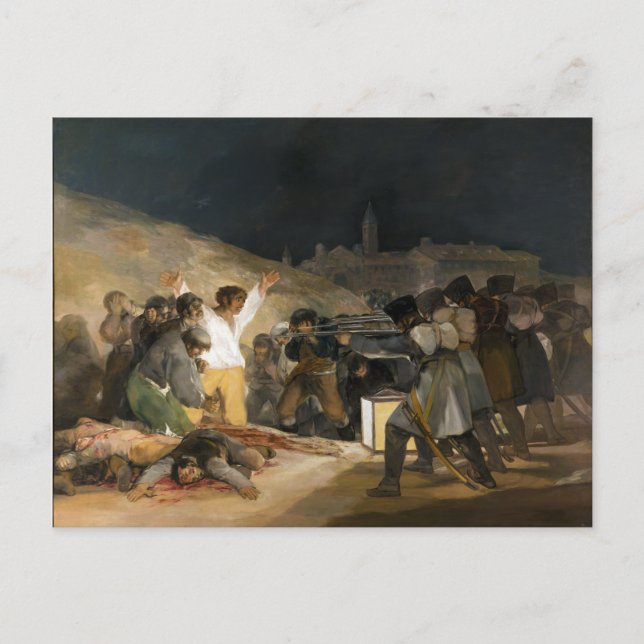 Der dritte Mai 1808 von Francisco Goya Postkarte (Vorderseite)