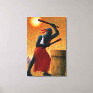 Der Drummer 1993 Leinwanddruck